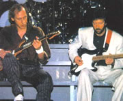 Mark Knopfler und Eric Clapton